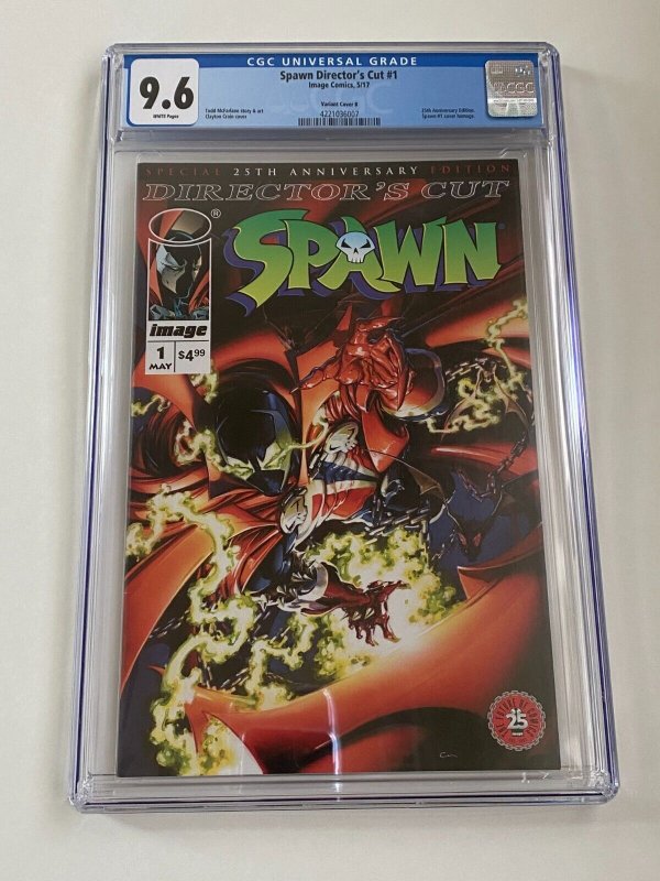 Spawn 1 Director’s Cut CGC 9.6 Rare Book, Quality Seller, Fast Shipping.