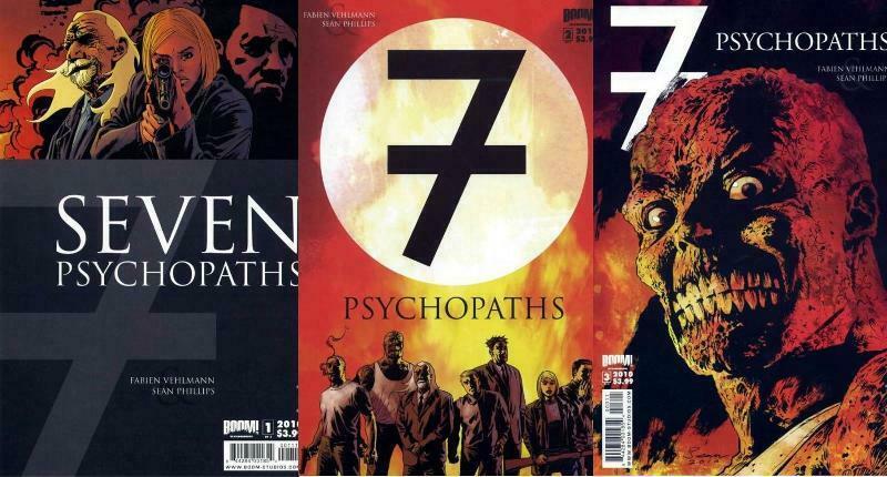 SEVEN PSYCHOPATHS (2010 BOOM) 1-3  COMPLETE!