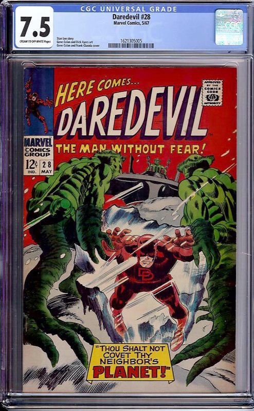 Daredevil #28 (Marvel, 1967) CGC 7.5