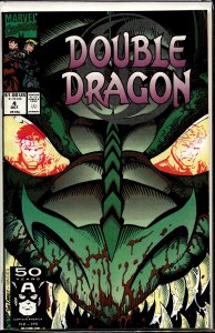 Double Dragon #4 (1991) Dragon Force statue