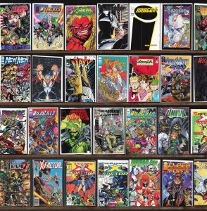 Huge Lot 140+ Comics with X-Factor, Stormwatch, Brigade, Deathmate & More!