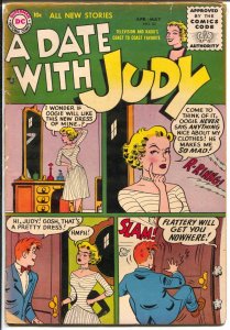 A Date With Judy #52 1956-teen humor-Good Girl Art-VG-