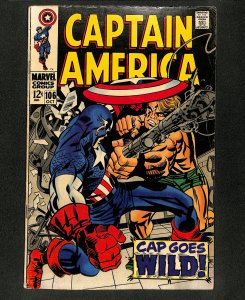 Captain America #106 Jack  Kirby Cover and Art!