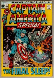 Captain America (1968 series) Special #2, VG (Stock photo)