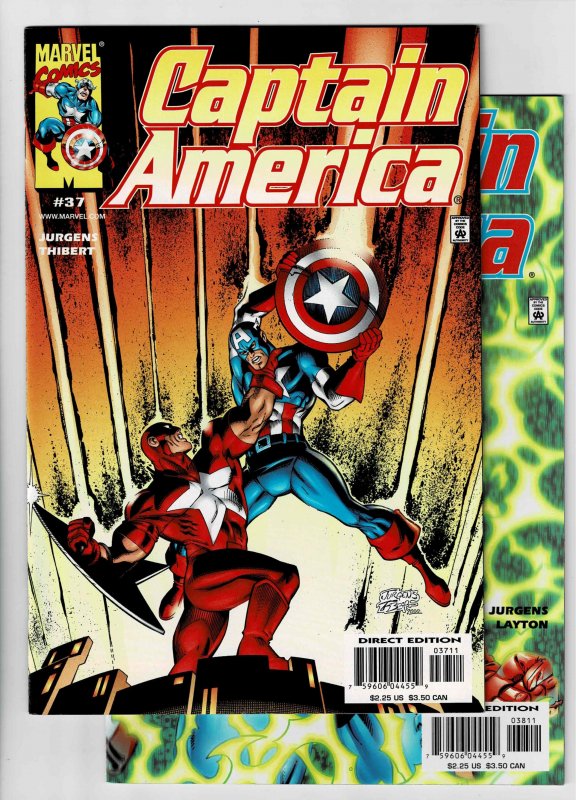 Captain America #37 & #38 (2001) Another Fat Mouse BOGO! BOGO? Read Description