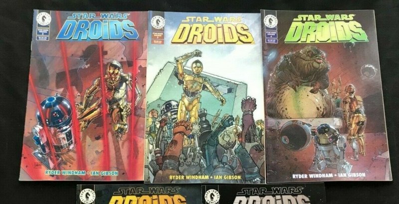 STAR WARS DROIDS #2-6 5PC RUN (VF) JABBA!! 1994