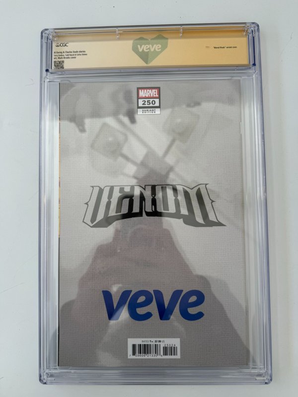 VENOM 250 CGC 9.8 NYCC SIgned by MARK BROOKS Ve Ve EXCLUSIVE VARIANT (2025)