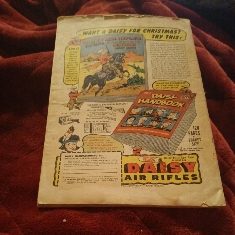 True Comics #74 December 1948 golden age football cover sports magazine