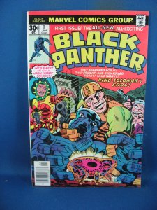 BLACK PANTHER 1 VF+ KIRBY MARVEL 1977 FIRST ISSUE
