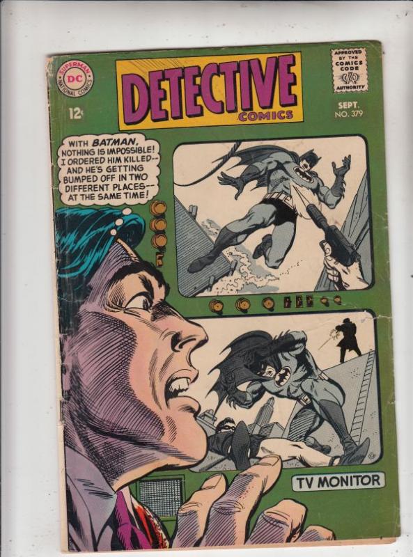 Detective Comics #379 (Sep-68) VG Affordable-Grade Batman, Robin the Boy Wonder