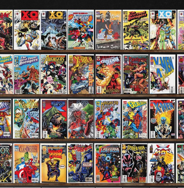 Huge Lot 150+ Comics with Avengers West Coast, West Coast Avengers & More!