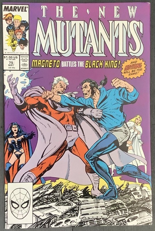 The New Mutants #75 (1989, Marvel) NM