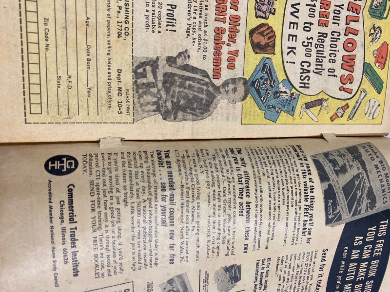 The Avengers #22 (1965)the enchantress low grade copy tanning/ staining