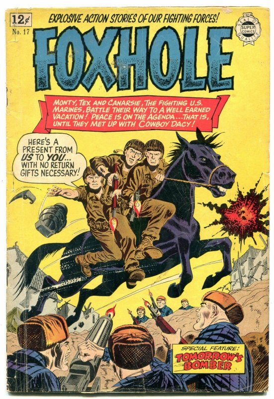 Foxhole #17 1964-Korean War comic- Golden Age comic reprint- G/VG