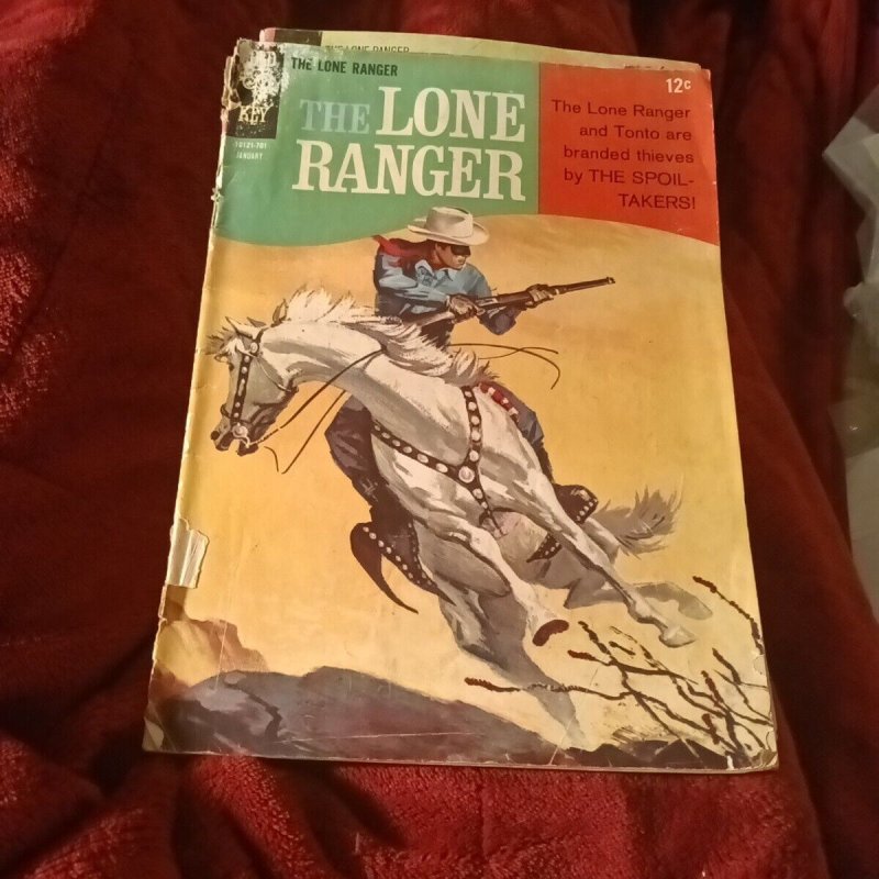 The Lone Ranger 5 10 18 Gold Key Whitman Silver Bronze Age Comics Lot Run Set...