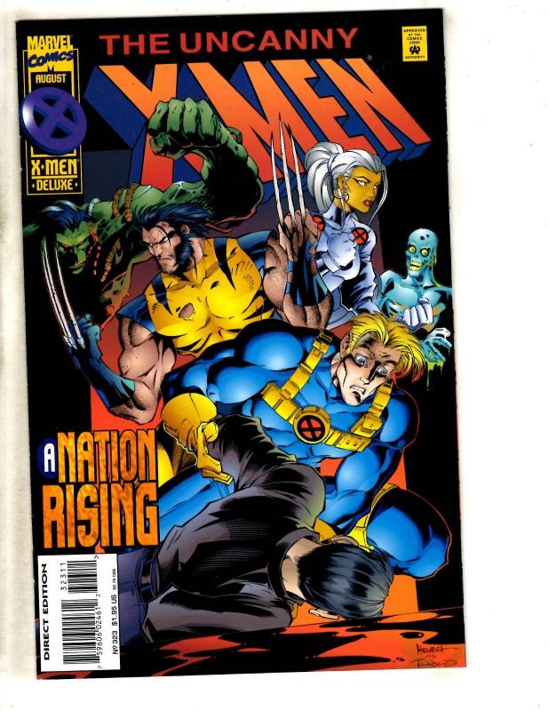 10 Uncanny X-Men Marvel Comic Books #319 320 321 322 323 324 325 326 327 328 DB9