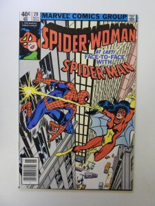Spider-Woman #20 (1979) VG+ condition bottom staple detached from cover