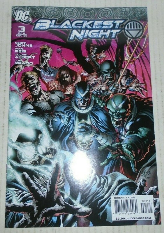 Blackest Night # 3 November 2009 DC