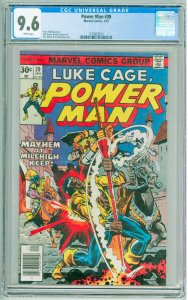 Power Man #39 (1977) CGC 9.6! White Pages!