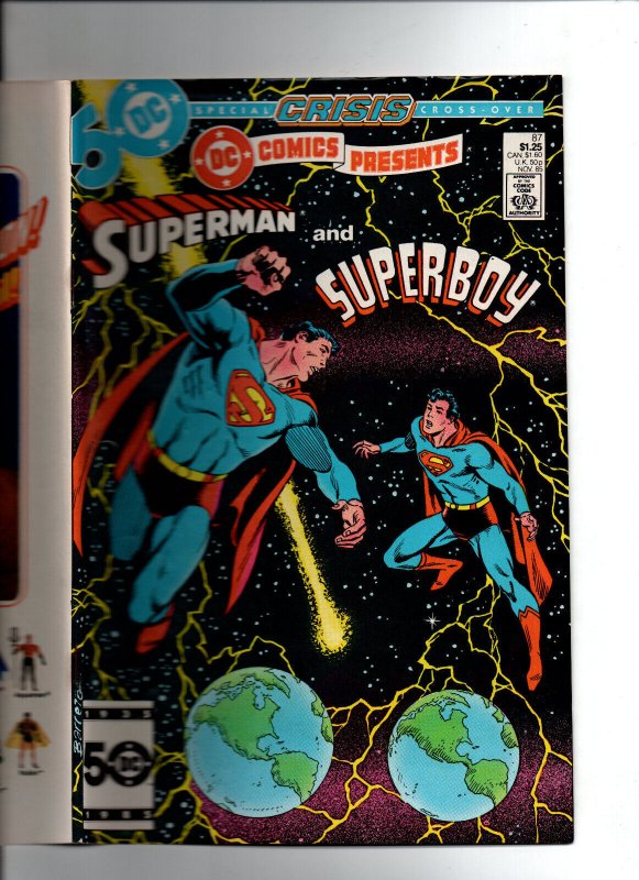 DC Comics Presents #87 - 1st Superboy Prime - Crisis on Infinite Earths-1985- NM