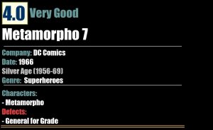 Metamorpho 7 (1966) VG Silver Age DC Comics