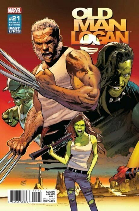 OLD MAN LOGAN #21 GREG LAND Retailer Incentive Variant NM Marvel Comics 