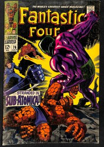Fantastic Four #76 VG- 3.5 Silver Surfer Galactus!
