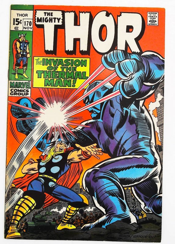 Thor (1966 series)  #170, Fine (Actual scan)