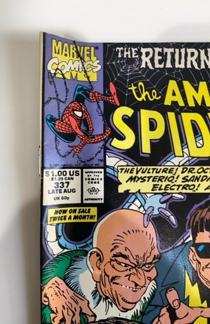 The Amazing Spider-Man #337 (1990) VG