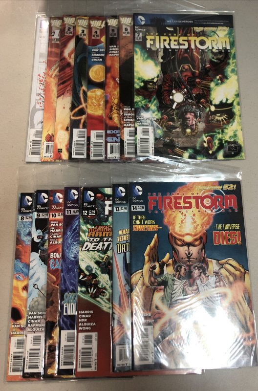 The Fury Of Firestorm The Nuclear Man (2012) #0-14 (VF/NM) Starterset