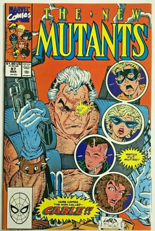 NEW MUTANTS#87 NM 1990 FIRST CABLE MARVEL  COMICS