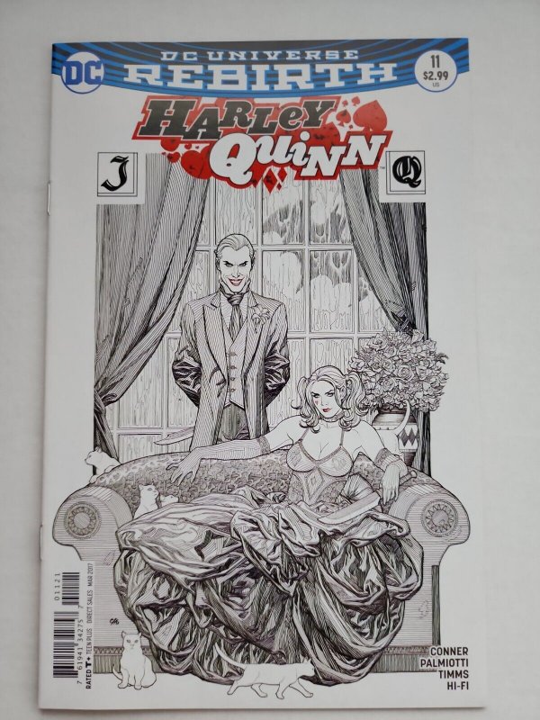 HARLEY QUINN VOL 3 ISSUE #11 FRANK CHO VARIANT COVER C ~ JOKER LOVES HARLEY PT 1 