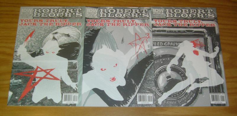 Robert Bloch's Yours Truly, Jack the Ripper #1-3 VF/NM complete series set 2 