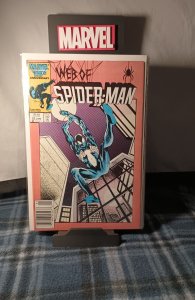 Web of Spider-Man #22 Newsstand Edition (1987)