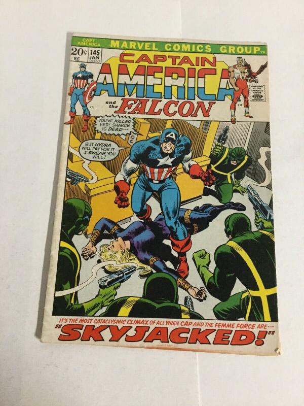 Captain America 145 Vg/Fn Very Good/Fine 5.0 Marvel