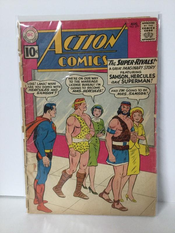 Action Comics 279 1.0 Fair Extra Staple Cover Detached DC Comics SA