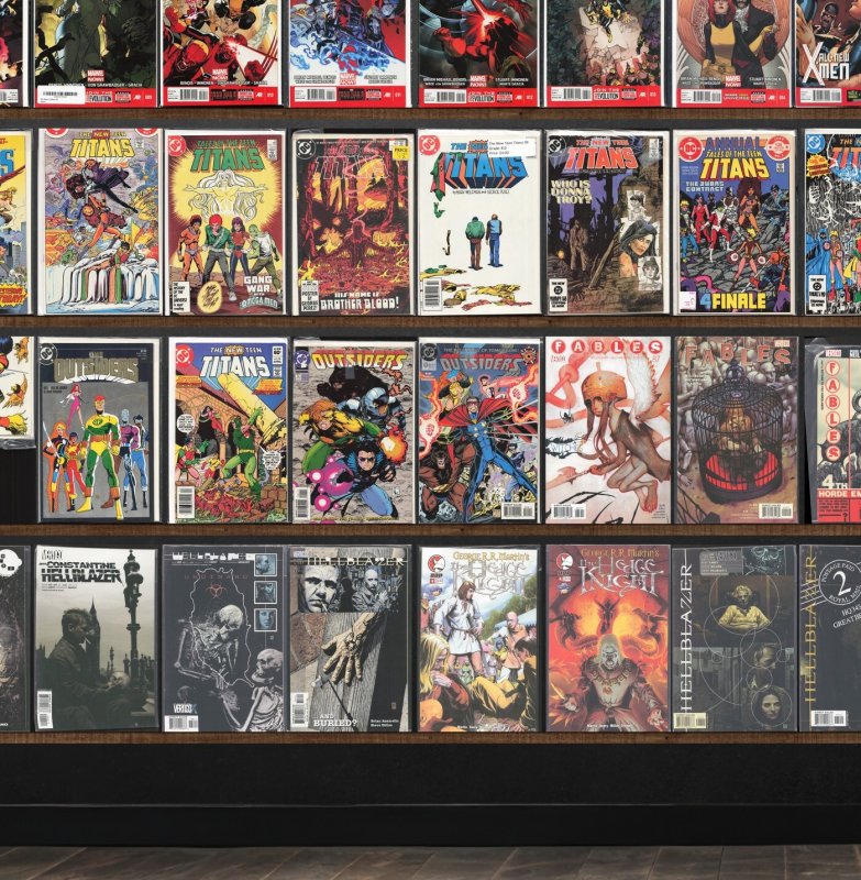 Huge Lot 150+ Comics with All New X-Men, Hellblazer, H E R O, Fables & More!