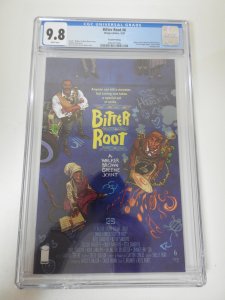 Bitter Root #6 Second Print CGC 9.8! crack bottom of slab
