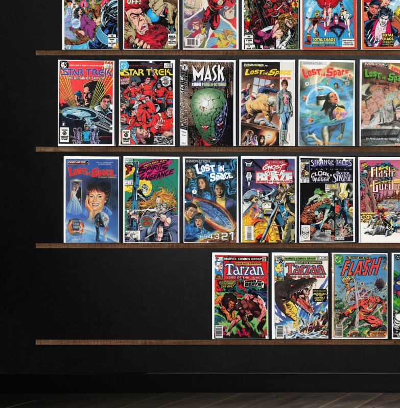 Huge Lot 140+ Comics with Star Trek, Team Titans, X-Factor, Micronauts & More!