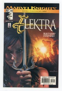 Elektra #14 (2001 v3) Greg Rucka Greg Horn Cover NM