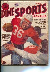 Dime Sports 10/1942-Popular-Football cover-Baseball-boxing-basketball pulp st...