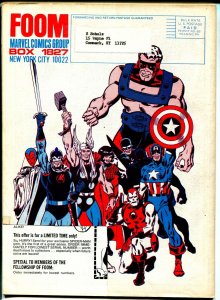FOOM #3 1973-Marvel-Spider-man infinity cover-checklist-G