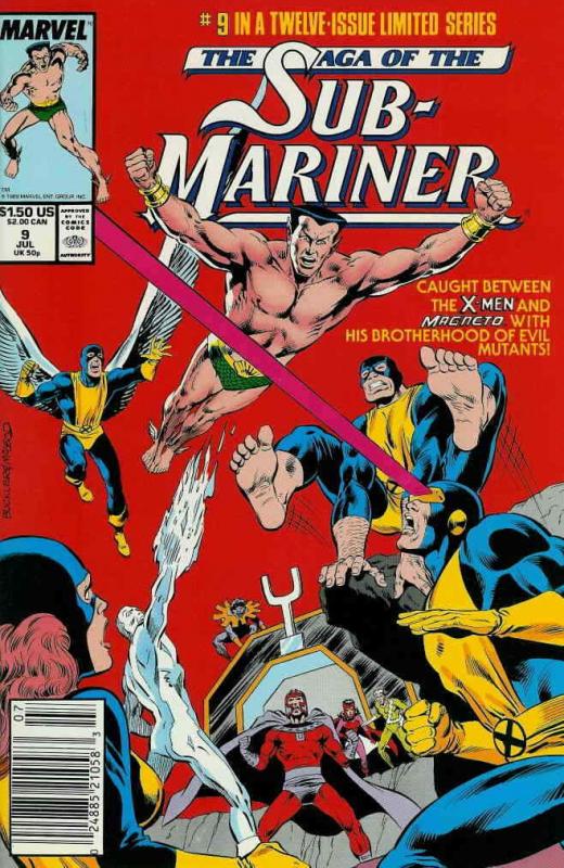 Saga of the Sub-Mariner #9 (Newsstand) VF; Marvel | save on shipping - details i