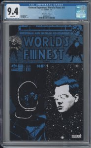 BATMAN/SUPERMAN WORLDS FINEST 11 CGC 9.4 NM Jack White Variant Stripes ? HTF ?