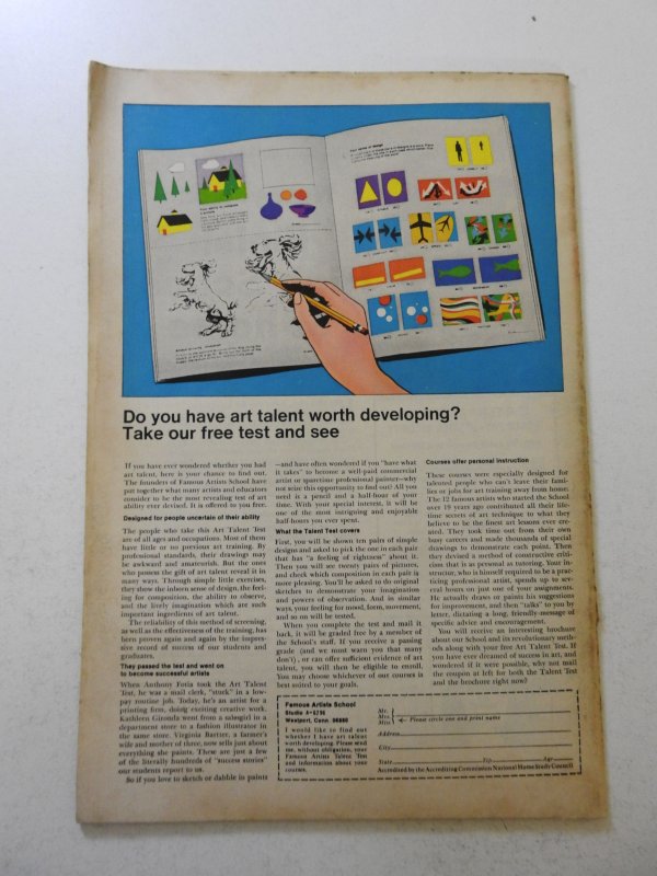 The Silver Surfer #13 (1970) VG-  cover and 1st 2 wraps detached bottom staple