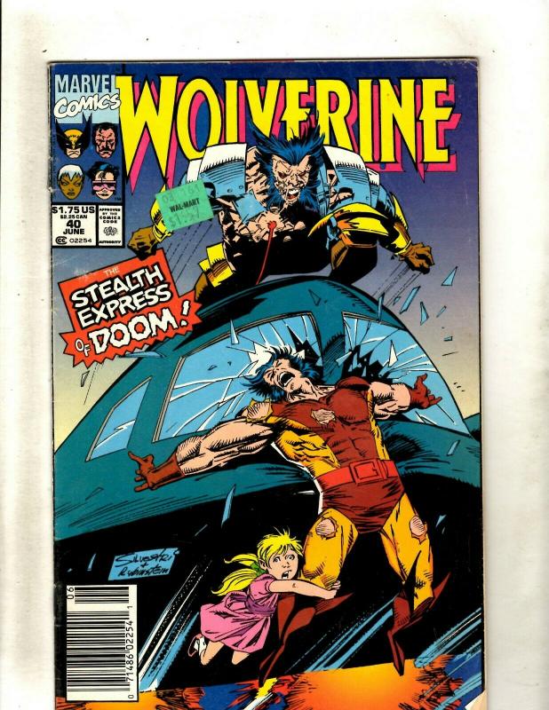 Lot of 12 Wolverine Marvel Comics #40 45 48 49 50 51 52 53 54 55 56 57 J369