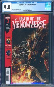 Death of the Venomverse #3 CGC 9.8 Bjorn Barends Cover A Marvel 2023 HD Scans