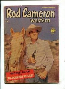 ROD CAMERON WESTERN #4 Fisherman Collection (5.5) 1950
