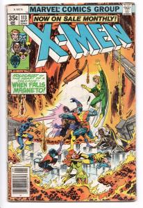 X-Men #113 - John Byrne Art / Beast / Magneto (Marvel, 1978) GD/VG