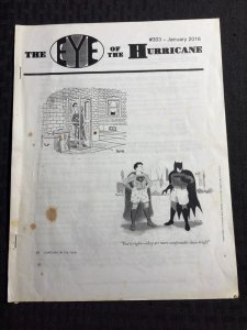 2016 THE EYE OF THE HURRICANE Fanzine #303 VG 4.0 Batman & Superman